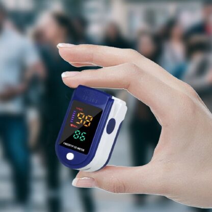 Digital Pulse Oximeter Four-color LED Finger Oximeter Heart Rate Monitor Meter - Image 4