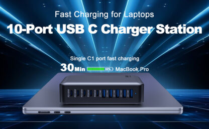 NEW 540W Gan Fast Charge 3.0 USB Type C Fast Charger Mobile 10-port 5C5A PD Charger Convenient To Carry Tablet Charger - Image 8