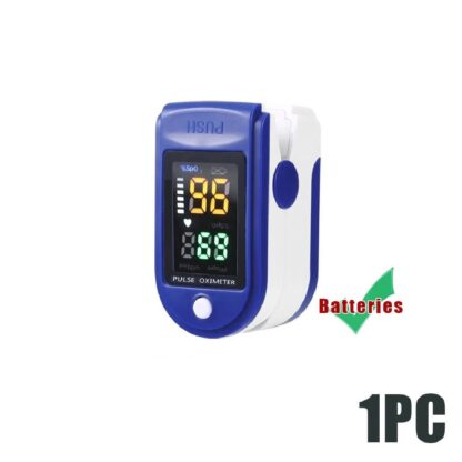 Digital Pulse Oximeter Four-color LED Finger Oximeter Heart Rate Monitor Meter - Image 7