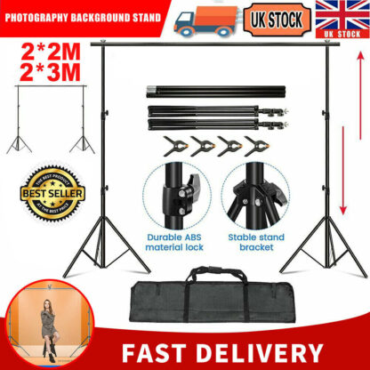 Adjustable Photography Background Support Stand Photo Backdrop Crossbar Kit - Image 8