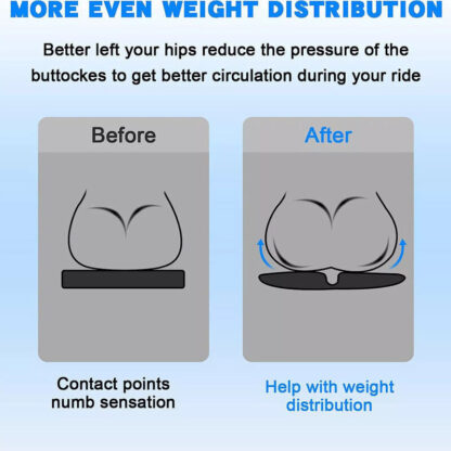 3D Motorbike Gel Pad Motorcycle Seat Cushion Seat Protection Pad For Long Rides - Image 8