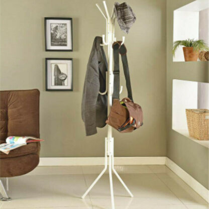 Coat Stand Coat Hat Jacket Umbrella Floor Standing Rack Clothes Hanger Hooks UK - Image 4