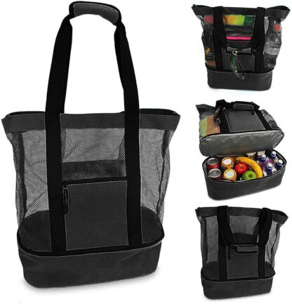 Waterproof Beach Bag With Cooler Compartment - Beach Bags Waterproof Sandproof For Women, Pool Bag & Beach Tote Bag - Image 5