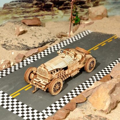Car 3D Wooden Puzzle Game Assembly Racing Children's Toys - Image 5