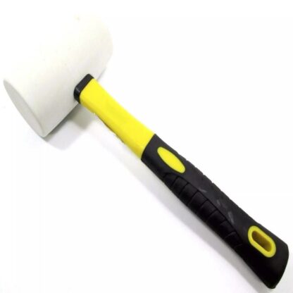 32oz LARGE White Rubber Mallet Hammer MARK FREE Handle UPVC Window Glazing Panel - Image 5