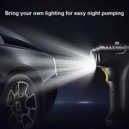 Car Tyre Inflator Cordless Digital USB Rechargeable Tire Air Compressor UK - Image 6