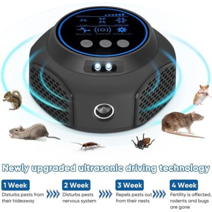Mosquito Killer Lamp Electric Rechargeable Bug Zapper Fly Insect Trap UV Light - Image 4