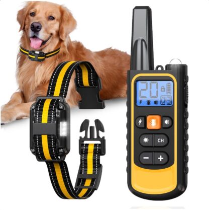 ElDog Pet Training Collar Rechargeable Waterproof Electric Shock Anti Bark R800m - Image 4