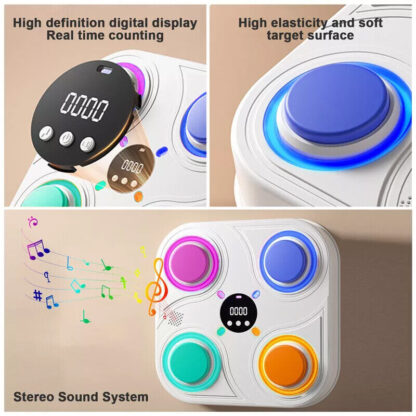 Smart Punching Boxing Electronic Music Machine Home Training Bluetooth With LED. - Image 9