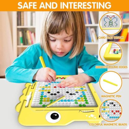 Magnetic Drawing Board For Kids Doodle Dot Art Educational Preschool Toys - Image 5