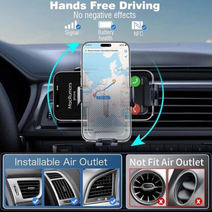 Magnetic Wireless Car Charger Mount Holder Magsafe For15 14 13 12 - Image 5