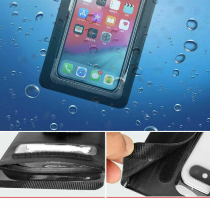 Bicycle Motor Bike 360 Waterproof Phone Case Mount Holder For All Mobile Phones - Image 4