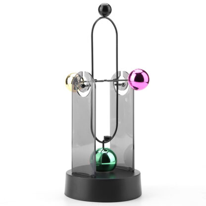 Electronic Shake Wiggle Device Perpetual Motion Swinging Kinetic Art Craft Desk Decoration - Image 4