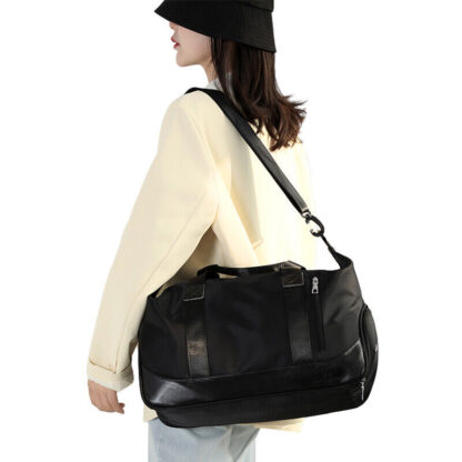 Men Women Gym Duffle Bag Waterproof Large Weekend Travel Sport Holdall Luggage - Image 9