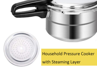 5L Aluminium Pressure Cooker Quick With Lid Latch Indicator Explosion-Proof - Image 8