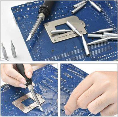 10 Pack Solder Soldering Iron Tips Standard Size Accessories Electrical Parts UK - Image 5