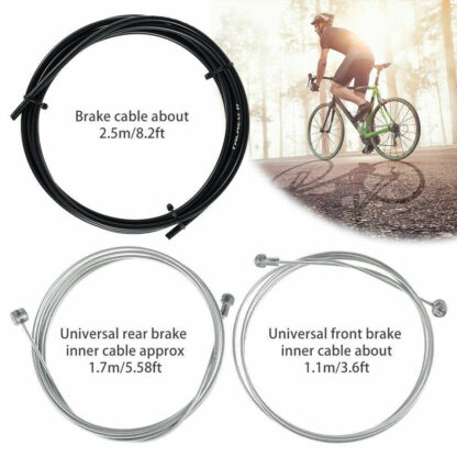 Bicycle Cable Brake Set Gear Universal Mountain Road Bike Repair Cable Hose Kit - Image 3