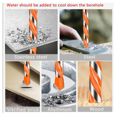 7x Masonry Drill Bit Set Extra Tough Carbide Drill Bits For Stone Concrete Brick - Image 7