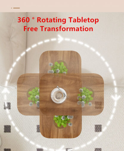 Adjustable C-Shaped Sofa Side End Table Coffee Laptop Table Living Room Bedroom - Image 3