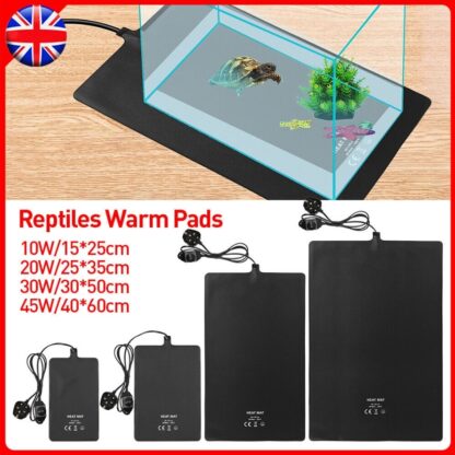 PVC Reptile Vivarium Heat Mats Heating With Temperature Adjustment - 4 Sizes New - Image 10