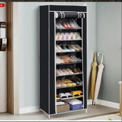 9 Tier Cabinet Storage Shoe Rack Stand Holds 27 Pairs Shoe Organizer Dustproof - Image 5