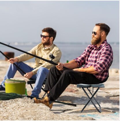 Folding Stool Camping Chair Seat Portable Mini Stool Outdoor Picnic Fishing BBQ - Image 9