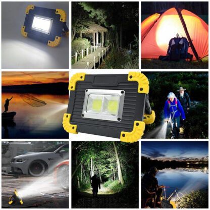 2X LED Work Light USB Rechargeable Torch Inspection Camping Lamp Security Light - Image 6
