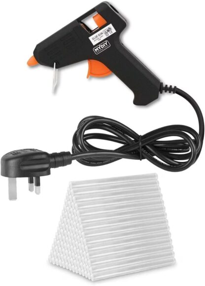 Hot Melt Glue Gun Electric Trigger Adhesive Hobby Craft DIY FREE Glue Sticks - Image 7