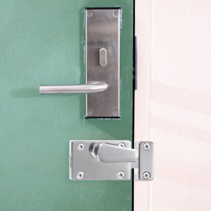 Satin Indicator Bolt Vacant Engaged Bathroom Privacy WC Toilet Lock Satin-Nickel