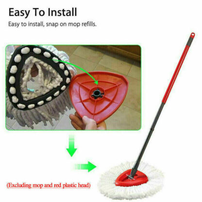 6x Replacement For Vileda Mop Heads Refill Turbo Microfibre Spin Mop Easy Wring - Image 7