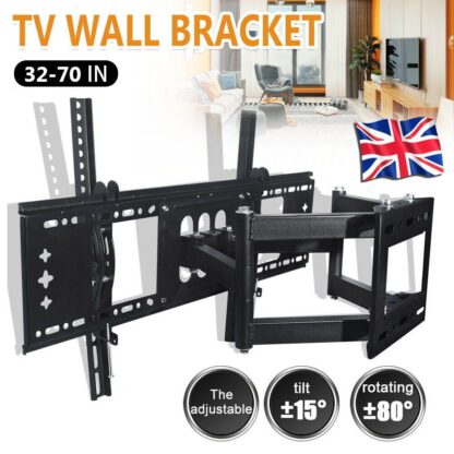 TV Wall Bracket Mount Tilt Swivel  LG 32 40 43 50 55 65 70 Inch - Image 5