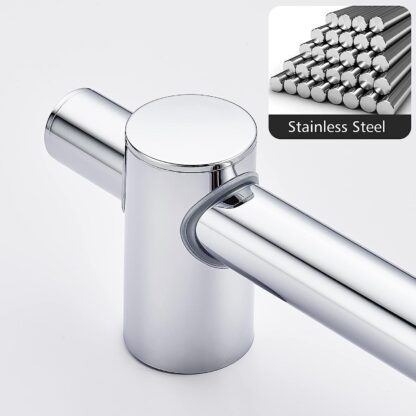 Shower Riser Rail Kit Slider Adjustable Chrome Head Holder Bracket Bathroom Set - Image 6