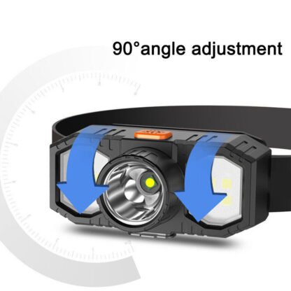 Super Bright Waterproof LED Head Torch Headlight USB Rechargeable Headlamp UK - Image 3
