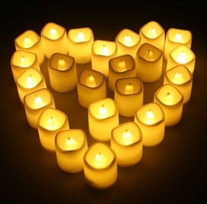24PCS Led Tea Lights Candles LED FLAMELESS Battery Operated Wedding Party UK - Image 5