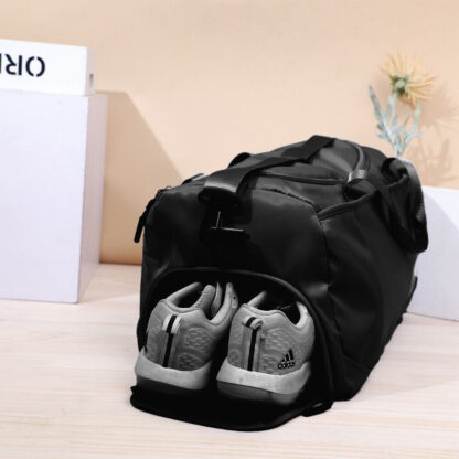 52x27x25cm Large Black Sport Gym Tote New Duffle Bag Travel Work Gear Bag - Image 8