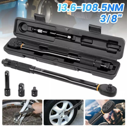 Square Drive Torque Wrench Ratchet 13.6-108.5Nm 10-80Ft-Lb 3 In 1 - Image 5
