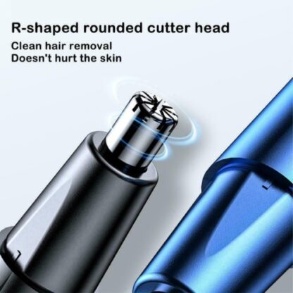 Rechargeable Men Electric Nose Hair Clipper Trimmer Ear Face Eyebrow Shaver USB - Image 9