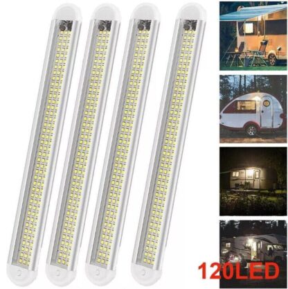12V 120 LED Car Interior Strip Lights Bar Light Car Van Caravan Boat Home Bus UK - Image 8
