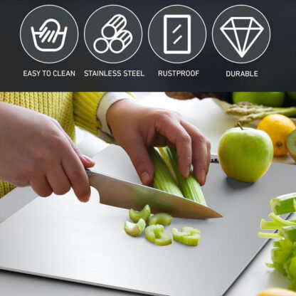 Cutting Board Double-Sided Titanium Cutting Boards For Kitchen Camping - Image 3
