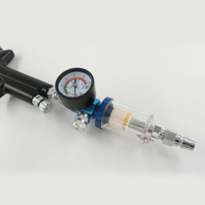 Mini Air Pressure Regulator Gauge Spray Gun & In-Line Water Trap Air Filter - Image 4