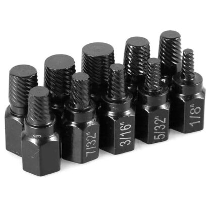 Screw Extractor Easy Out Drill Bits Broken Damaged Bolt Stud Remover Set 10PCS - Image 7