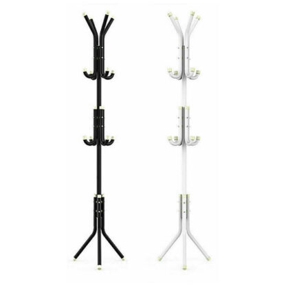 Coat Stand Coat Hat Jacket Umbrella Floor Standing Rack Clothes Hanger Hooks UK - Image 5
