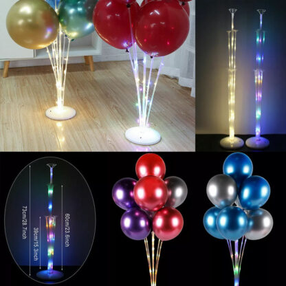4Pcs LED Light Balloon Stand Holder Kit Support Base Table Wedding Party Decor 72cm - Image 8