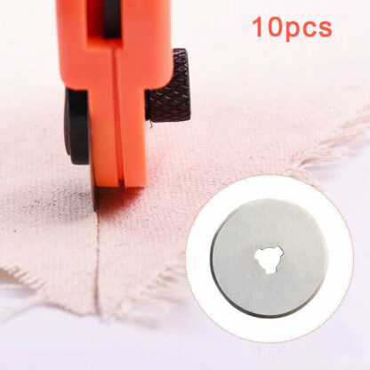 10PCS 45mm Rotary Cutter Replacement Blade Roller Cutter Blade Sewing Cutting A - Image 4