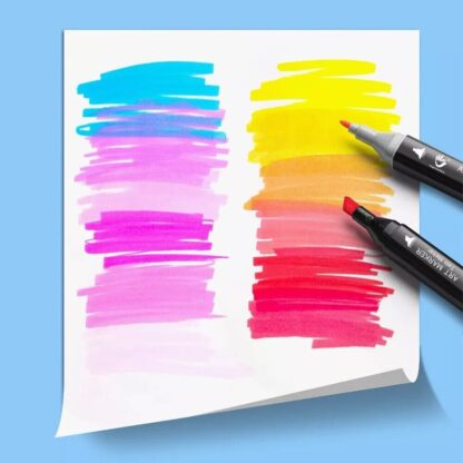 168 Colors Dual Tip Art Markers Color Pens Drawing Watercolour Kids &  Gift - Image 5