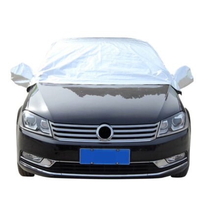 Half Car Cover Top Roof Sun UV  Rain Protection Waterproof Outdoor Universal 190T - Image 10