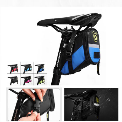 Waterproof Saddle Bag, Strap Mount Seat Pack, Bike Seat Bag, Bicycle Saddle Bag, Cycling Bag For Mountain Road Bikes - Image 10