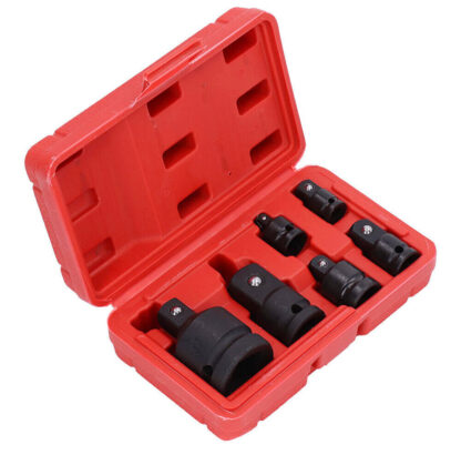 6 X Impact Socket Adapter And Reducer Set Female To Male 1-4 3-8  1-2 3-4 - Image 5