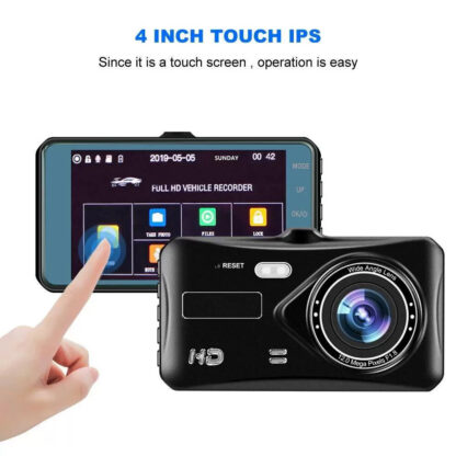 Dashcam Pro DUAL REAR Car Camera  Wide Angle 1080p With 32GB SD Card - Image 6