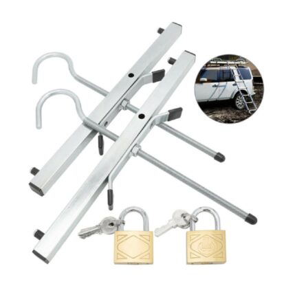 Universal Heavy Duty Ladder Roof Rack Clamp Clamps Lockable Free 2Locks Lockable - Image 8